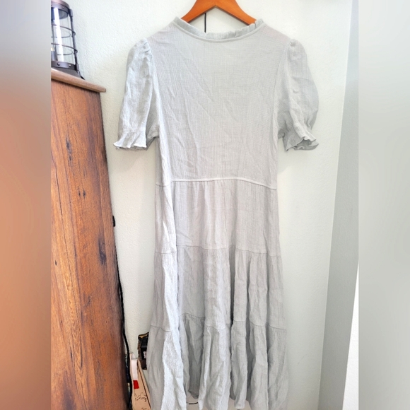 Sweet Wanderer Puff Sleeve Maxie Dress - Picture 2 of 4